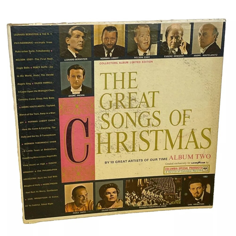 The Great Songs Of Christmas Album Two (Vinyl, 1962) Columbia Special Products X